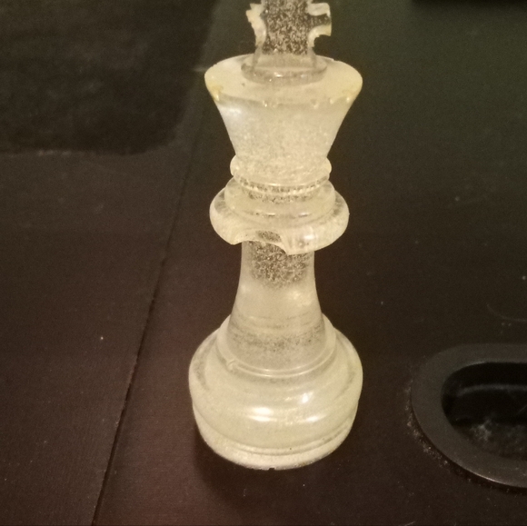 Clear 2.5" King Chess Piece - Picture 4 of 8